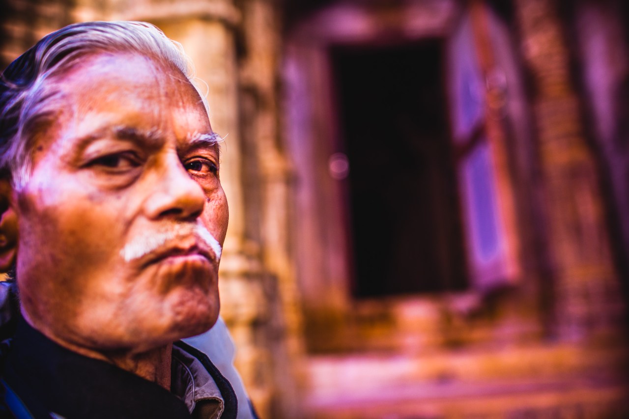 The door was left open. But you shouldn't go look inside, what happened there is pretty dreadful. Sometimes things are in purpose left to the open for the people to see and learn what could happen to them. It's not money, neither power, it's fear that drives the world. Jaisalmer, India, 2014.