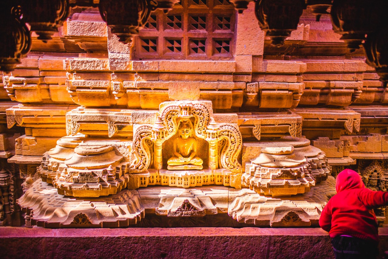 I am Rishabha and not the Buddha! I was the first human to attain enlightenment. I'm the founder of Jainism, a non-theistic religion which prescribe a path of Ahimsa - nonviolence - towards all living beings, and emphasizes equality between all forms of life. In Jainism, violence refers primarily to injuring one's own self – behaviour which inhibits the soul's own ability to attain liberation. At the same time it also means violence to others because it is this tendency to harm others that ultimately harms one's own soul. Ahiṃsā profoundly influenced Mahatma Gandhi; it formed a basis of his satyagraha (truth struggle) against colonial ruling. Jaisalmer, India, 2014.