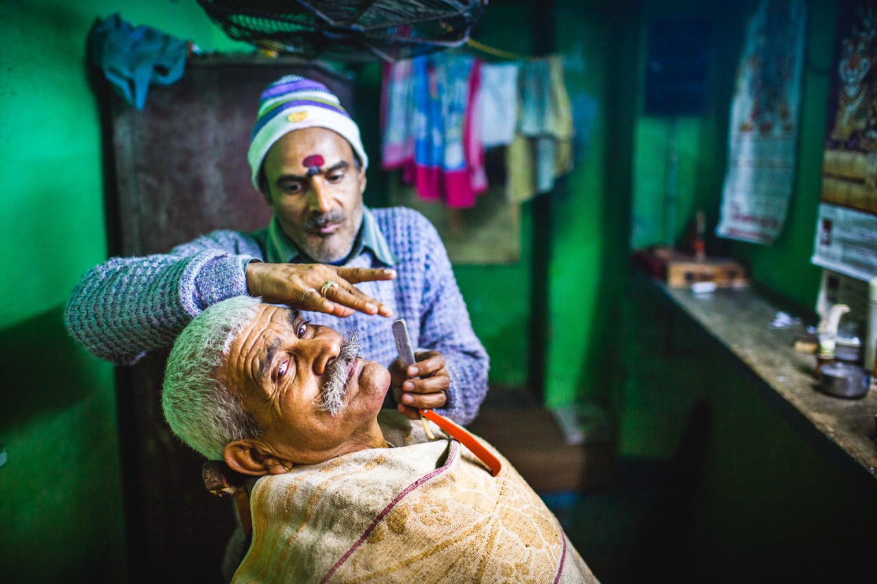 Tricky business. Varanasi, Uttar Pradesh, India, 2014.